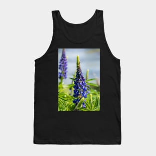 Two purple lupin flowers. Tank Top